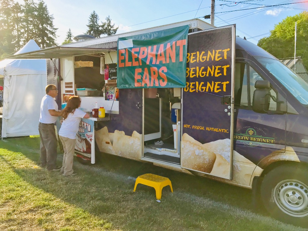 One of the food trucks at the Arts Festival 